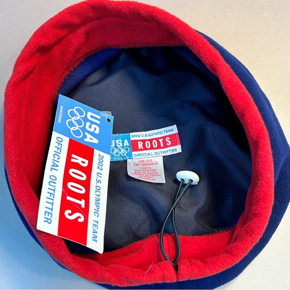 Roots Blue and Red USA 2002 Beret - Picture 9 of 9